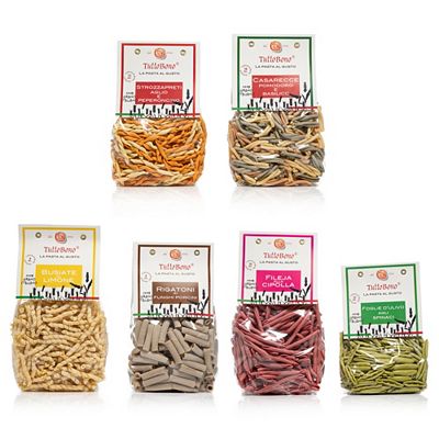 TUTTOBONO® Pasta mit Geschmack 6 versch. Sorten aus Italien Inhalt 3.000g