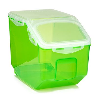 LocknLock XXL-Vorratsdose inkl. Rollen & Klappöffnung 12L Volumen