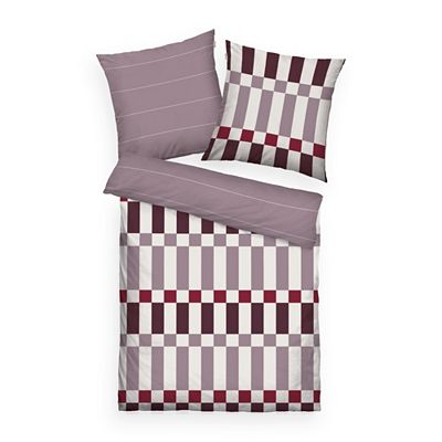 TOM TAILOR Wendebettwäsche Grafik-Design Baumwoll Renforcé Einzelbett, 2tlg.