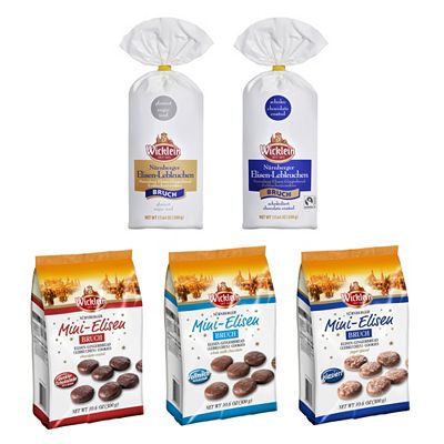 Thumbnail - WICKLEIN Elisen Bruch Paket 5 versch. Sorten exklusiv bei QVC Inhalt 1.900g
