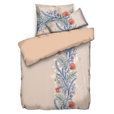 JERYMOOD Wendebettwäsche Ranke mit Glitzer Mikrofaser Jersey Einzelbett, 3tlg.