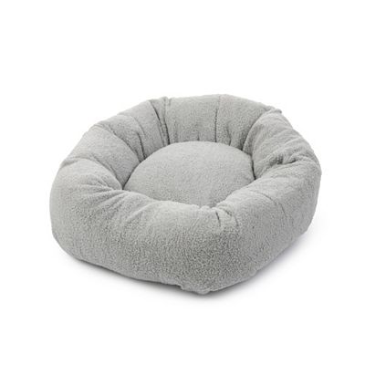 COZEE HOME Hundebett Jacquard mit Struktur Mikrofaser Bouclé waschbar,Größenausahl