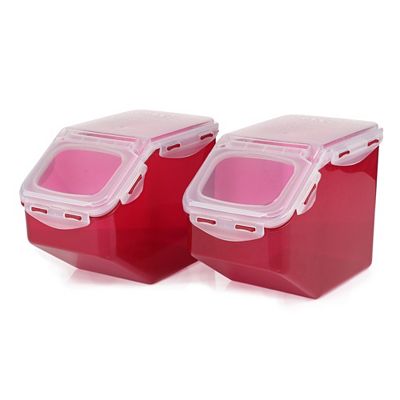 LocknLock 2 Vorratsdosen inkl. Klappöffnung je 5L Volumen