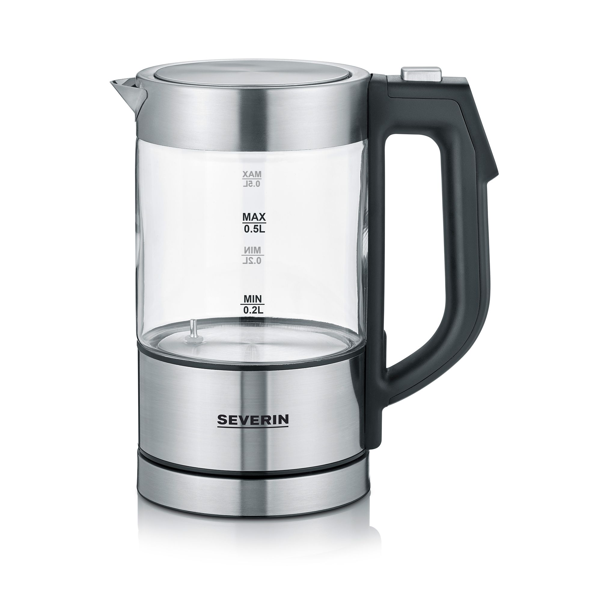 SEVERIN Mini-Wasserkocher WK 3458 0,5L Volumen Temperaturregelung WK 3458