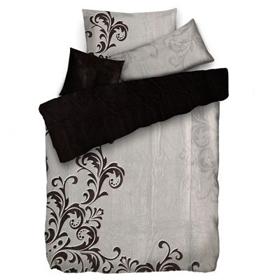 MONT CHALET Wendebettwäsche Glitzerpaspel Mikrofaser Chinchilla Einzelbett, 4tlg.