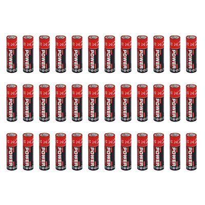 BARICUS Batterien Alkaline, Typ AA 1,5V, 2.900mAh 36 Stück