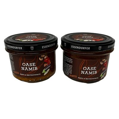 Thumbnail - ESSENDORFER Pesto & Brotaufstrich Oase Namib 2 Gläser à 180g Inhalt 360g
