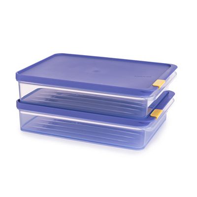 LocknLock 2 Frischhaltedosen ''Freezer Fit'' inkl. Indexetikett je 2,2L Volumen