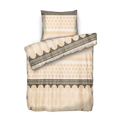 JERYMOOD Bettwäsche Kreise Mikrofaser Jersey Einzelbett, 2tlg.