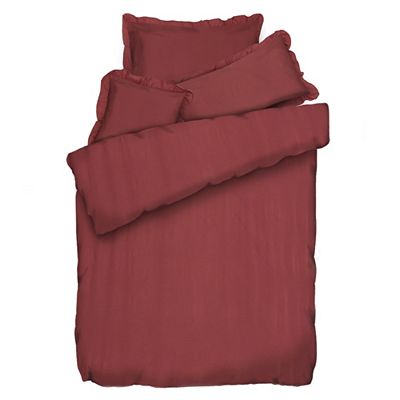 SOFT HARMONY Bettwäsche uni mit Rüschen Mikrofaser samtweich Einzelbett, 4tlg.