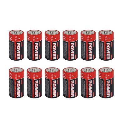 Thumbnail - BARICUS Batterien Alkaline, Typ C 1,5V, 7.500mAh 12 Stück
