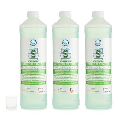 d3 protect Spülmaschinen Grundreiniger Konzentrat 3x 1l