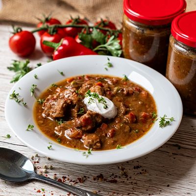 Thumbnail - TATRABABKA Altslawische Gulaschsuppe im Glas Inhalt 2x 400g