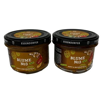 ESSENDORFER Pesto & Brotaufstrich Blume No. 3 mit Artischocken Inhalt 2x180g