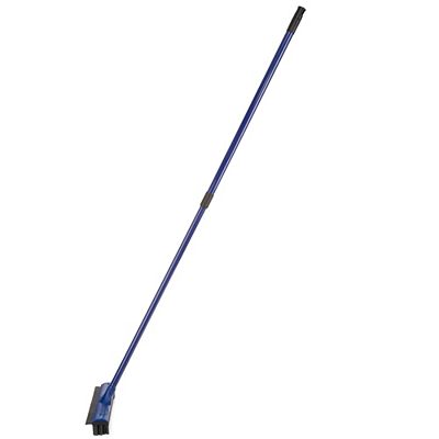 AQUA CLEAN Aqua-Universalbesen mit A-Gummiborsten Abziehlippe & Teleskopstiel