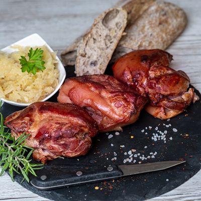 Thumbnail - TATRABABKA Schweinshaxen Trilogie exklusiv bei QVC Inhalt 3x 500g