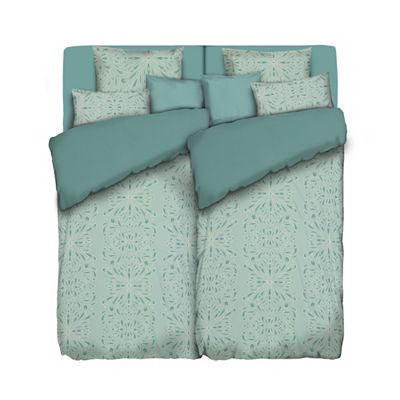 JERYMOOD extra soft Wendebettwäsche Ornamente Mikrofaser Jersey Doppelbett, 10tlg.