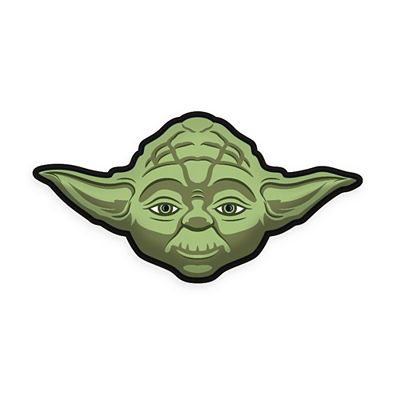 Star Wars™ Deko-Konturenkissen Yoda waschbar ca. 23x45cm