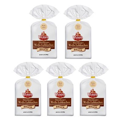 Thumbnail - WICKLEIN Nürnberger Weiße Lebkuchen Bruch 5 Packungen Inhalt 2.000g