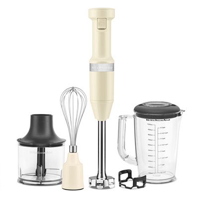 KITCHENAID® 5KHBV83E Stabmixer inkl. 1 Messbecher 1 Schneebesenaufsatz 1 Zerkleinerer 5KHBV83E