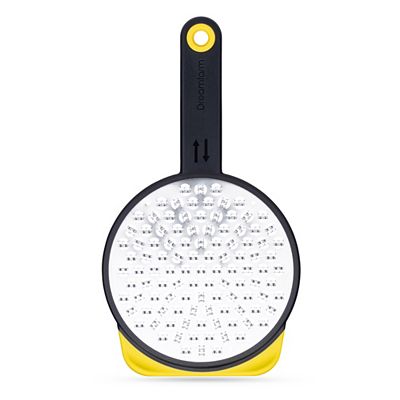 DREAMFARM® Reibe rund grob & fein Orgrate Edelstahl