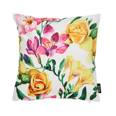 Thumbnail - done.® Dekokissenhülle FREESIA Velour-Stoff waschbar