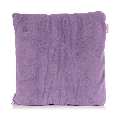 MONT CHALET 2in1-Kissen uni inkl. Heimdecke Mikrofaser Flausch ca. 45x45cm/135x200cm