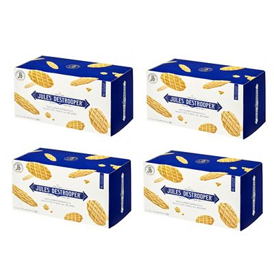 JULES DESTROOPER feinstes Gebäck Butterwaffeln Vorrat 4 Packungen à 700g Inhalt 2.800g