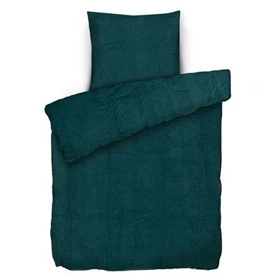 COZEE HOME Wendebettwäsche uni Soft Bouclé Einzelbett, 2tlg.