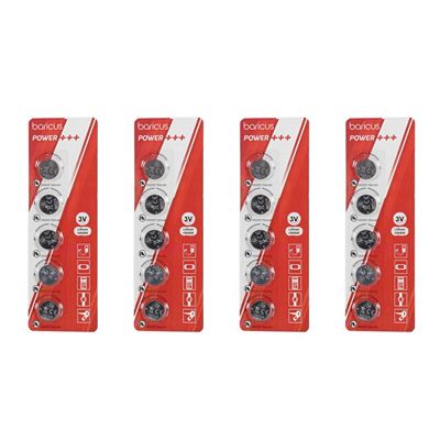BARICUS Lithium Knopfzellen Typ CR2025 3,0V, 150mAh 20 Stück