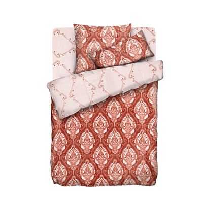 MONT CHALET Wendebettwäsche opulente Ornamente Mikrofaser Chinchilla Doppelbett, 8tlg.