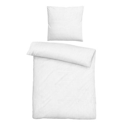 biberna® Bettwäsche Musselin uni 100% Baumwolle Einzelbett, 2tlg.