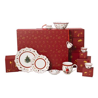 VILLEROY & BOCH Adventskalender 2025 24 hochwertige Deko-Elemente mit weihnachtlichem Motiv
