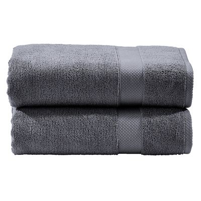 done.® 2 Handtücher DELUXE uni 100% Baumwolle 50x100cm