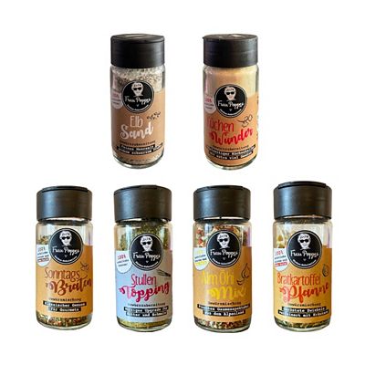 FRAU POPPES Hausmannskost Set 6 versch. Sorten natürliche Zutaten Inhalt 318g