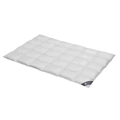 SPESSARTTRAUM Daunendecke PLATIN 100% Gänsedaunen Wärmeklassen- & Größenauswahl