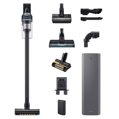 Thumbnail - SAMSUNG Akku-Staubsauger Jet 85 CompleteClean Plus mit CleanStation inkl. 7 Staubbeutel VS20C85G4PB/WD