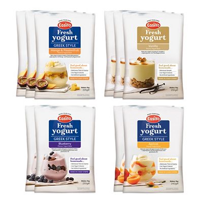 Thumbnail - EASIYO Joghurtpulver 10 Beutel für 10kg Joghurt 4 versch. Sorten