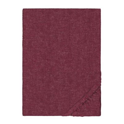 biberna® 1 Spannbetttuch uni Melange Baumwoll Flanell Größenauswahl