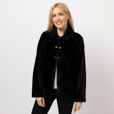 MONT CHALET Damen-Jacke Fellimitat Mikrofaser