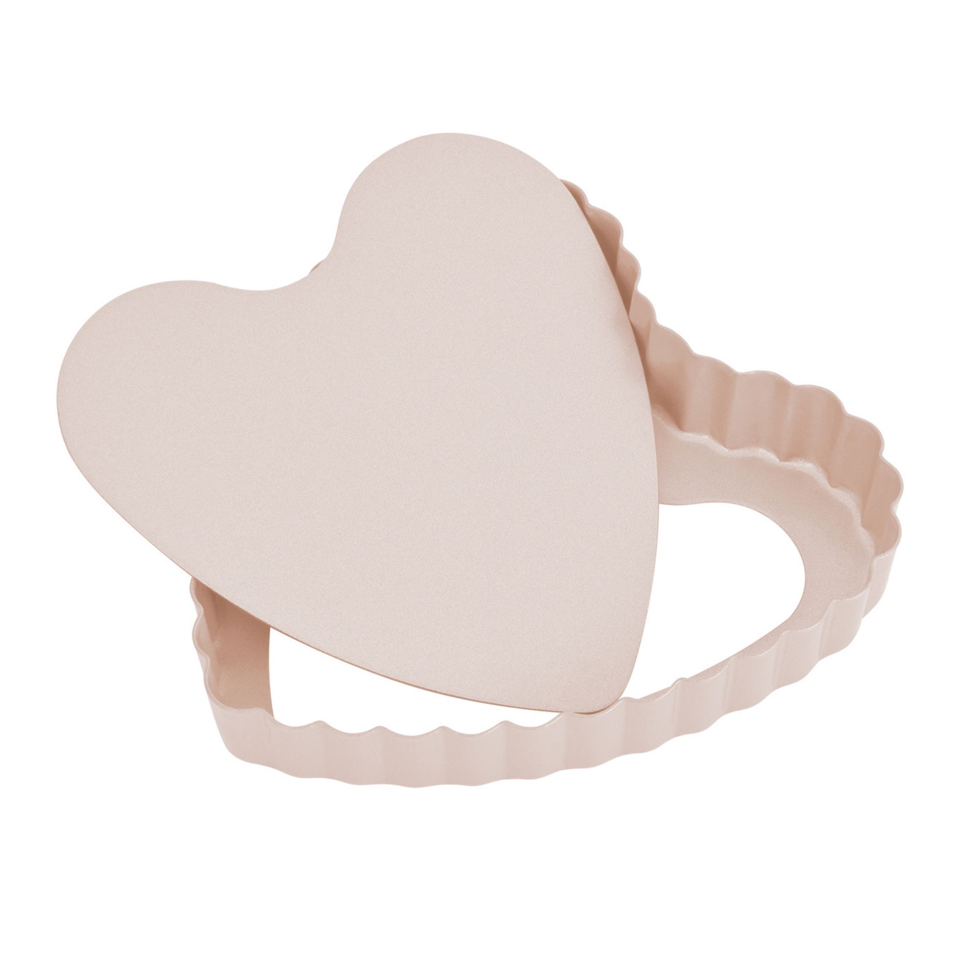 CHEFMADE Motiv-Tarteform Herz Karbonstahl Geschenkkarton