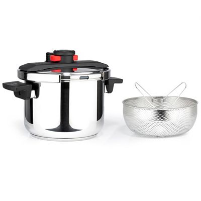 WOLL® Pressure Pro Schnellkochtopf 18/10 Edelstahl 6l, Ø 22cm