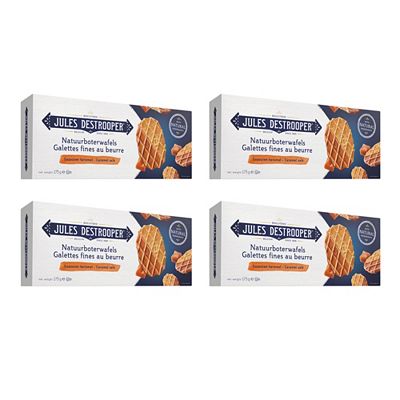 JULES DESTROOPER feinstes Gebäck Butterwaffeln mit Salted Caramel Inhalt 700g