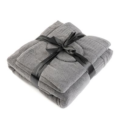 SEEDÜNE Sauna-Set, 3tlg. Piano-Bordüre 100% Baumwolle inkl. Schleife