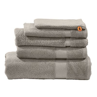 done.® Frottier-Set DELUXE uni 100% Baumwolle inkl.Badvorleger,5tlg