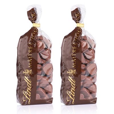 Thumbnail - LINDT Nougat Waffelherzen 2 Beutel à 375g Inhalt 750g