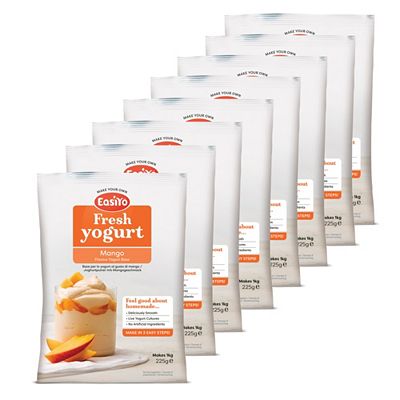 EASIYO Joghurtpulver 8 Beutel für 8kg Fruchtjoghurt sortenrein