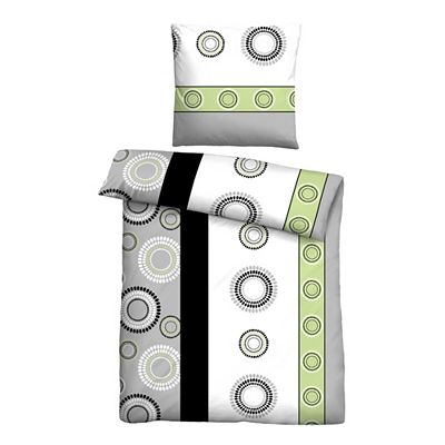 Castell® Bettwäsche Kreise Renforcé Einzelbett, 2tlg.