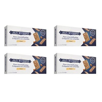 JULES DESTROOPER feinstes Gebäck Mandelgebäck 4 Packungen Inhalt 700g