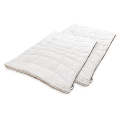 GOLDWOLKE 4-Jahreszeiten Bettdecken neue Füllung Doppelpack